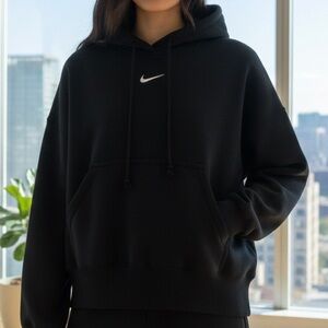 Nike Black Oversized hoodie